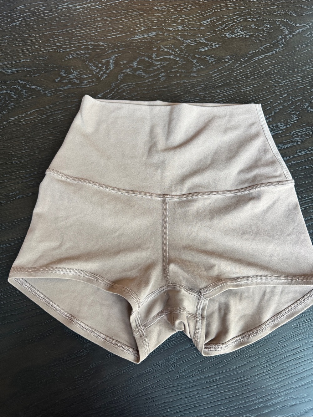 lululemon athletica High-Waist Athletic Shorts in Light Brown